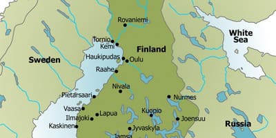 Mappa del campeggio Finlandia