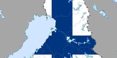 Finlandia mappa bandiera