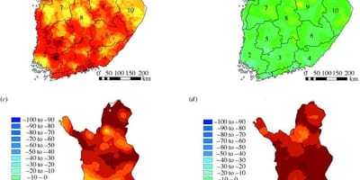 Mappa di Finlandia clima
