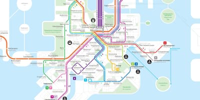 Mappa di Finlandia metro