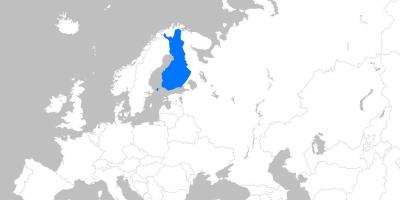 La finlandia, la mappa dell'europa