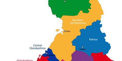 Finlandia province mappa